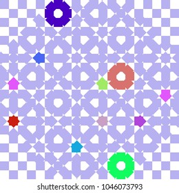 Abstract colorful pattern for background. Decorative backdrop can be used for wallpaper, pattern fills, web page background, surface textures.