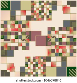 Abstract colorful pattern for background. Decorative backdrop can be used for wallpaper, pattern fills, web page background, surface textures.