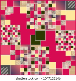 Abstract colorful pattern for background. Decorative backdrop can be used for wallpaper, pattern fills, web page background, surface textures.
