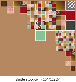 Abstract colorful pattern for background. Decorative backdrop can be used for wallpaper, pattern fills, web page background, surface textures.