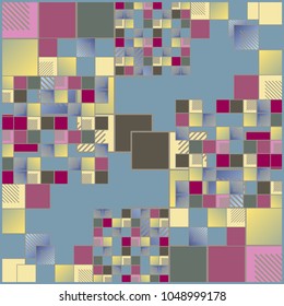 Abstract colorful pattern for background. Decorative backdrop can be used for wallpaper, pattern fills, web page background, surface textures.