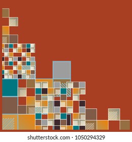 Abstract colorful pattern for background. Decorative backdrop can be used for wallpaper, pattern fills, web page background, surface textures.