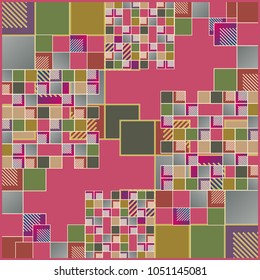 Abstract colorful pattern for background. Decorative backdrop can be used for wallpaper, pattern fills, web page background, surface textures.