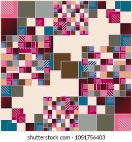 Abstract colorful pattern for background. Decorative backdrop can be used for wallpaper, pattern fills, web page background, surface textures.