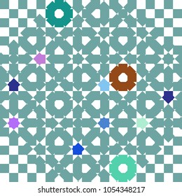 Abstract colorful pattern for background. Decorative backdrop can be used for wallpaper, pattern fills, web page background, surface textures.