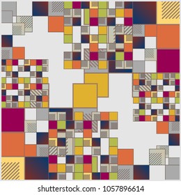 Abstract colorful pattern for background. Decorative backdrop can be used for wallpaper, pattern fills, web page background, surface textures.