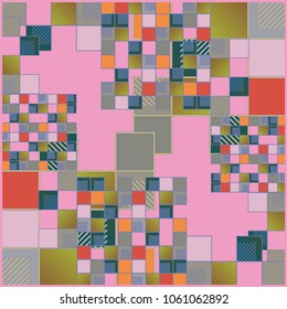 Abstract colorful pattern for background. Decorative backdrop can be used for wallpaper, pattern fills, web page background, surface textures.