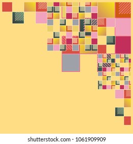 Abstract colorful pattern for background. Decorative backdrop can be used for wallpaper, pattern fills, web page background, surface textures.