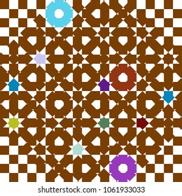 Abstract colorful pattern for background. Decorative backdrop can be used for wallpaper, pattern fills, web page background, surface textures.