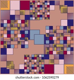 Abstract colorful pattern for background. Decorative backdrop can be used for wallpaper, pattern fills, web page background, surface textures.
