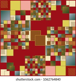 Abstract colorful pattern for background. Decorative backdrop can be used for wallpaper, pattern fills, web page background, surface textures.
