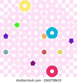 Abstract colorful pattern for background. Decorative backdrop can be used for wallpaper, pattern fills, web page background, surface textures.