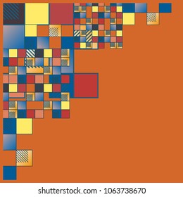 Abstract colorful pattern for background. Decorative backdrop can be used for wallpaper, pattern fills, web page background, surface textures.