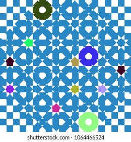 Abstract colorful pattern for background. Decorative backdrop can be used for wallpaper, pattern fills, web page background, surface textures.