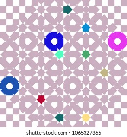 Abstract colorful pattern for background. Decorative backdrop can be used for wallpaper, pattern fills, web page background, surface textures.