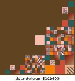 Abstract colorful pattern for background. Decorative backdrop can be used for wallpaper, pattern fills, web page background, surface textures.