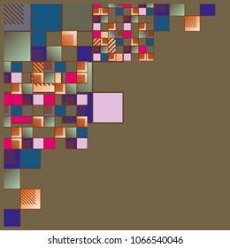 Abstract colorful pattern for background. Decorative backdrop can be used for wallpaper, pattern fills, web page background, surface textures.