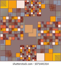 Abstract colorful pattern for background. Decorative backdrop can be used for wallpaper, pattern fills, web page background, surface textures.