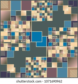 Abstract colorful pattern for background. Decorative backdrop can be used for wallpaper, pattern fills, web page background, surface textures.