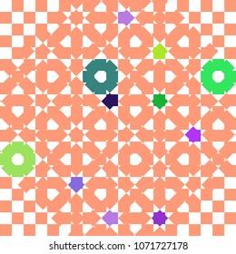 Abstract colorful pattern for background. Decorative backdrop can be used for wallpaper, pattern fills, web page background, surface textures.