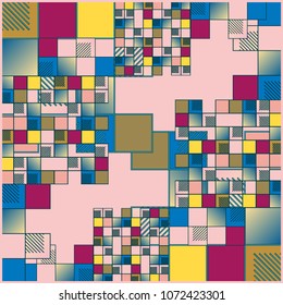 Abstract colorful pattern for background. Decorative backdrop can be used for wallpaper, pattern fills, web page background, surface textures.