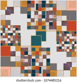 Abstract colorful pattern for background. Decorative backdrop can be used for wallpaper, pattern fills, web page background, surface textures.