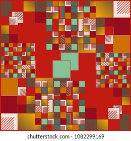 Abstract colorful pattern for background. Decorative backdrop can be used for wallpaper, pattern fills, web page background, surface textures.