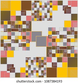 Abstract colorful pattern for background. Decorative backdrop can be used for wallpaper, pattern fills, web page background, surface textures.