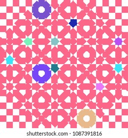 Abstract colorful pattern for background. Decorative backdrop can be used for wallpaper, pattern fills, web page background, surface textures.
