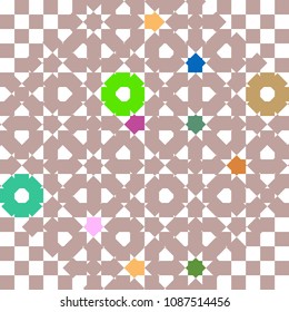 Abstract colorful pattern for background. Decorative backdrop can be used for wallpaper, pattern fills, web page background, surface textures.