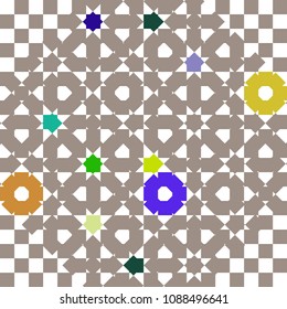 Abstract colorful pattern for background. Decorative backdrop can be used for wallpaper, pattern fills, web page background, surface textures.