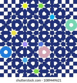 Abstract colorful pattern for background. Decorative backdrop can be used for wallpaper, pattern fills, web page background, surface textures.