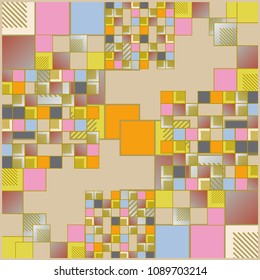 Abstract colorful pattern for background. Decorative backdrop can be used for wallpaper, pattern fills, web page background, surface textures.