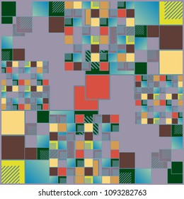 Abstract colorful pattern for background. Decorative backdrop can be used for wallpaper, pattern fills, web page background, surface textures.