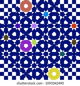 Abstract colorful pattern for background. Decorative backdrop can be used for wallpaper, pattern fills, web page background, surface textures.