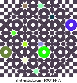Abstract colorful pattern for background. Decorative backdrop can be used for wallpaper, pattern fills, web page background, surface textures.