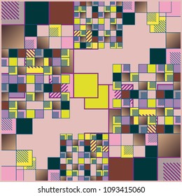 Abstract colorful pattern for background. Decorative backdrop can be used for wallpaper, pattern fills, web page background, surface textures.