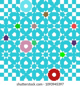 Abstract colorful pattern for background. Decorative backdrop can be used for wallpaper, pattern fills, web page background, surface textures.