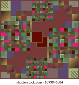 Abstract colorful pattern for background. Decorative backdrop can be used for wallpaper, pattern fills, web page background, surface textures.