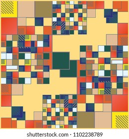 Abstract colorful pattern for background. Decorative backdrop can be used for wallpaper, pattern fills, web page background, surface textures.