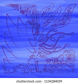 Abstract colorful pattern for background. Decorative backdrop can be used for wallpaper, pattern fills, web page background, surface textures.