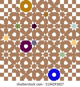 Abstract colorful pattern for background. Decorative backdrop can be used for wallpaper, pattern fills, web page background, surface textures.