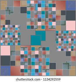 Abstract colorful pattern for background. Decorative backdrop can be used for wallpaper, pattern fills, web page background, surface textures.