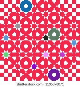 Abstract colorful pattern for background. Decorative backdrop can be used for wallpaper, pattern fills, web page background, surface textures.