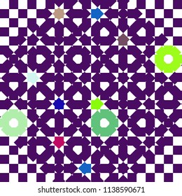 Abstract colorful pattern for background. Decorative backdrop can be used for wallpaper, pattern fills, web page background, surface textures.