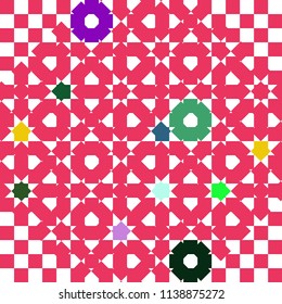 Abstract colorful pattern for background. Decorative backdrop can be used for wallpaper, pattern fills, web page background, surface textures.