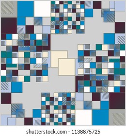 Abstract colorful pattern for background. Decorative backdrop can be used for wallpaper, pattern fills, web page background, surface textures.
