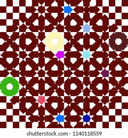 Abstract colorful pattern for background. Decorative backdrop can be used for wallpaper, pattern fills, web page background, surface textures.