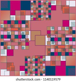 Abstract colorful pattern for background. Decorative backdrop can be used for wallpaper, pattern fills, web page background, surface textures.