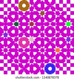 Abstract colorful pattern for background. Decorative backdrop can be used for wallpaper, pattern fills, web page background, surface textures.